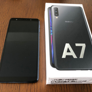 Galaxy - Galaxy A7 ブラック　新品未使用未開封品 GALAXY A7 未使用品（新品未開封 Galaxy A7 ブラック 64 GB SIM