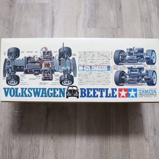 タミヤ　１／１０　電動ＲＣ　フォルクスワーゲン ビートル(Ｍ－０２Ｌシャーシ)