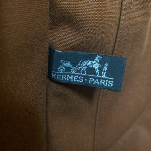 HERMES  エルメス　フールトゥGM  トートバッグ　ブラウン　ネイビー
