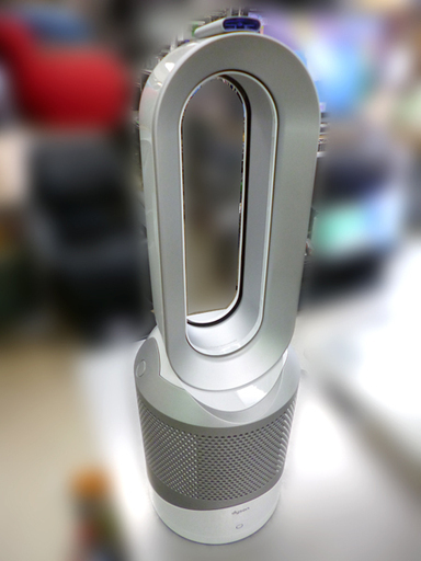 【自社配送は札幌市内限定】dyson/ダイソン HP01 ピュアホット+クール/Pure Hot+Cool 空気清浄機能付ファンヒーター ホワイト/シルバー 中古美品【USED】