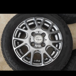 155/65R13 2017年　スタッドレスタイヤアルミセットの画像