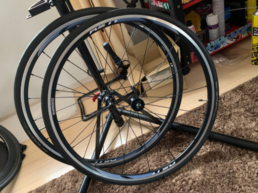 シマノrs 11 ほぼ未使用ホイール、タイヤ付き