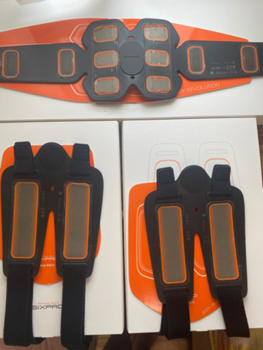 SIXPAD 正規品 アブズベルト（S／M／Lサイズ）＋レッグベルト x2 セット