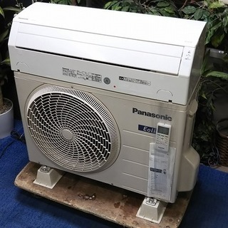 R1385) パナソニック CS-408CFR2-W 4.0Kw 200V 14畳用 2018年製! エアコン 店頭取引大歓迎♪