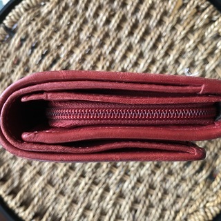 coach コーチ 折財布 赤の画像