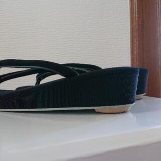 夏用草履（黒）の画像