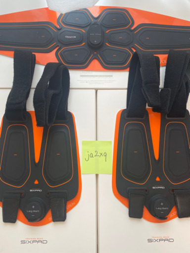 SIXPAD 正規品 アブズベルト（S／M／Lサイズ）＋レッグベルト x2 セット