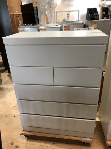 タンス チェスト ハイチェスト 幅90  5段 白 たんす 箪笥 ホワイト