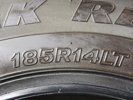 185Ｒ14　8ＰＲ　2本組　バントラ用ＬＴスタッドレス　ブリヂストン
