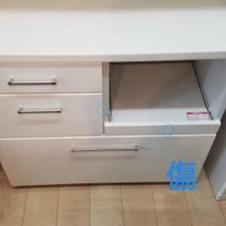 【6月で掲載終了です❗】⭐美品⭐カップボード　食器棚　ニトリ　USEDの画像