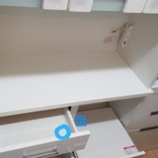 【6月で掲載終了です❗】⭐美品⭐カップボード　食器棚　ニトリ　USEDの画像