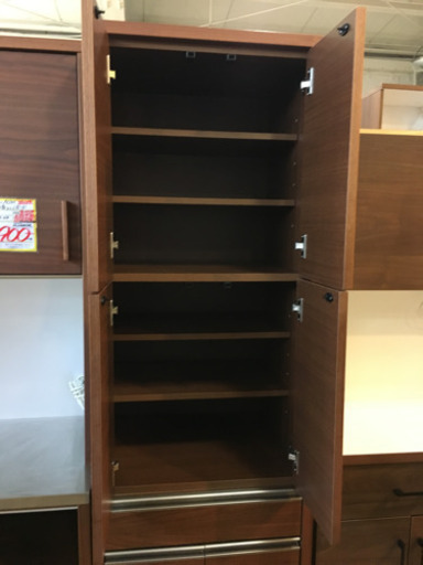 7/3 値下げ! ACTUS KENTOS 食器棚 アクタス ケントス 80 ウォールナット材