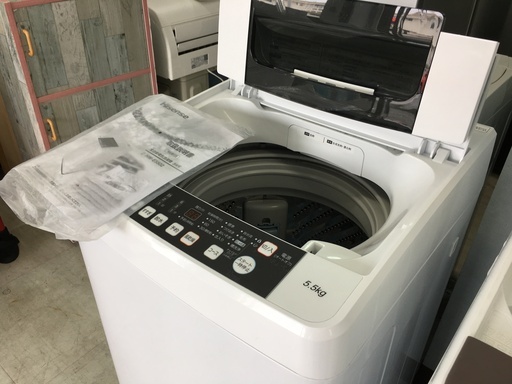 ハイセンス5.5K洗濯機　2016年製！分解クリーニング済み！