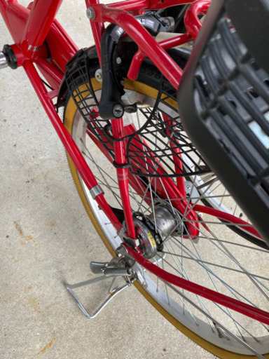決まりました→値下げ)こども乗せ自転車　カゴ付き