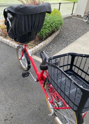 決まりました→値下げ)こども乗せ自転車　カゴ付き
