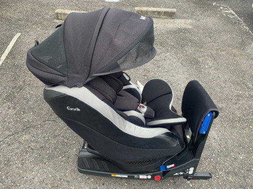 お値下げ！ アップリカ ☆ チャイルドシート ☆ クルリラ ☆ ISOFIX＆シートベルト ☆ モアレブラック