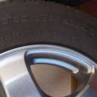 145/80R13 75T 夏タイヤアルミホイールセット 4本 の画像