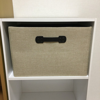 カラーボックス② 白の画像