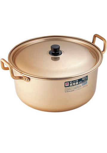 値下げ中【新品未使用品・日本製・鍋】AKAO 純しゅう酸実用鍋 45cm！