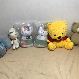 各種ぬいぐるみ　6つ　全て譲ります