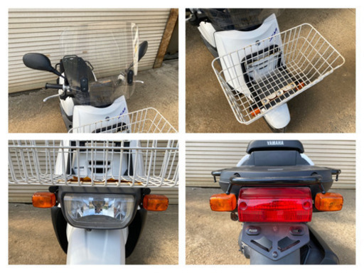 【走行距離13264㎞】藤沢市発 ヤマハ ギア UA06J スクリーン・フロントバスケット付き 現車確認,ナンバー登録,全国配送ご相談ください　