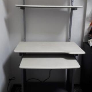 パソコンデスク 机 高さ調整可能の画像