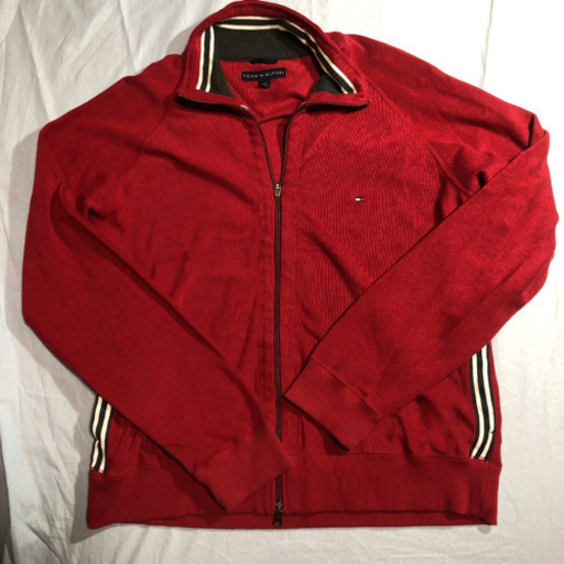 トミーヒルフィガー  ダブルジップスウェットジャージ　メンズL