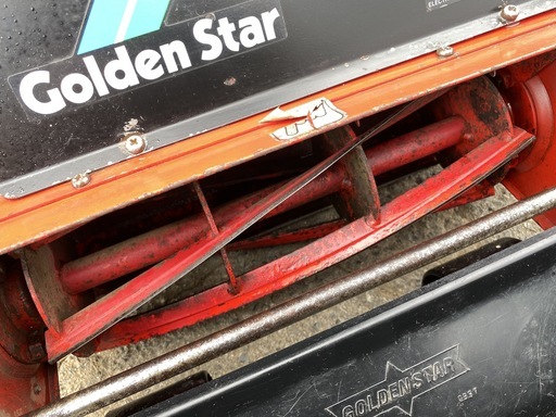 芝刈機用研磨剤で研磨済 動作品　Golden Star 金星 自走式　電動芝刈機　GA-3000 リールモア 前進3速 初期不良対応OK 50/60Hz　520W 家庭用