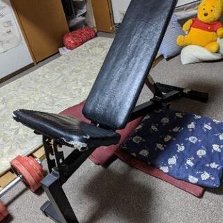 ダンベル30kg×2、ベンチ、プッシュアップバー