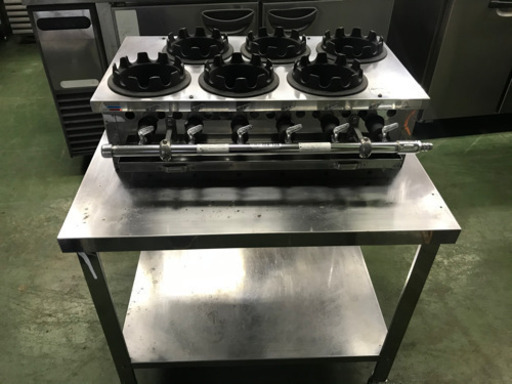 卓上6口コンロ　釜めし、石焼ビビンバ