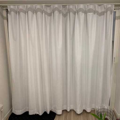 【終了】ミラーレースカーテン　厚手　2m×178cm