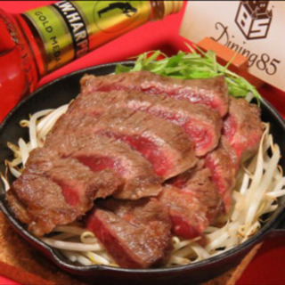 天神北 Dining85の合コンコース料理は、ステーキ☆