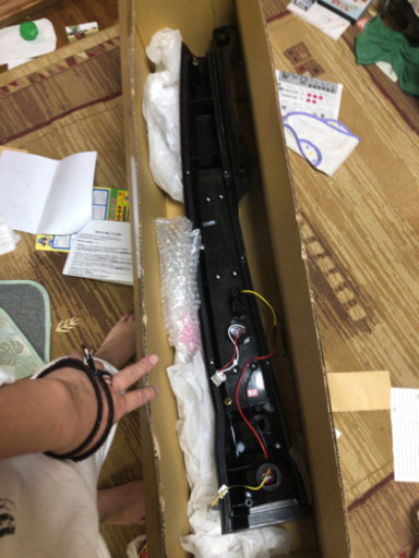 ✩超美品✩新品未使用✩ムーブ カスタム用 L175S DBA-L175S ブラックテール レッドスモーク  クリスタルLED