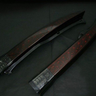 ✩超美品✩新品未使用✩ムーブ カスタム用 L175S DBA-L175S ブラックテール レッドスモーク  クリスタルLEDの画像