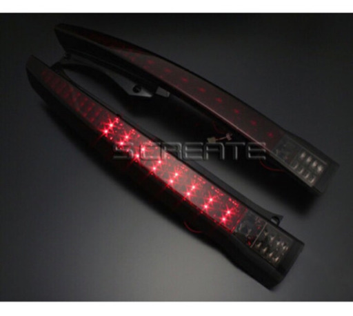 ✩超美品✩新品未使用✩ムーブ カスタム用 L175S DBA-L175S ブラックテール レッドスモーク  クリスタルLED
