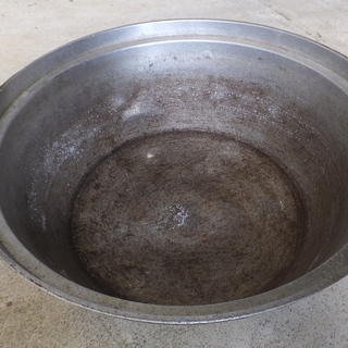 ☆昭和レトロ☆ 鉄羽釜 鉄鍋 鉄釜 検索) 蒸籠 鉄 かまど 臼...