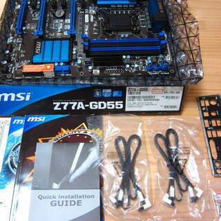MSI製 ATXマザーボード Z77A-GD55 LGA1155