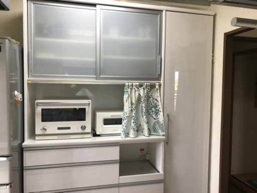 ☆美品☆ 食器棚　ホワイト