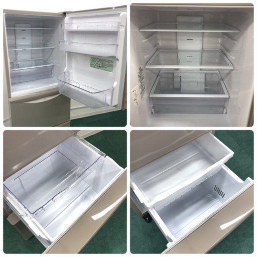 配達無料地域あり＊美品＊日立 2015年製 265L＊使い勝手の良い3ドア冷蔵庫＊