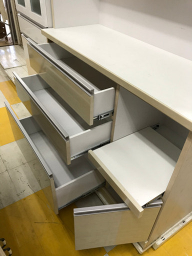【リサイクルストアスターズ鹿大店】レンジボード　食器棚　キッチン収納　食器棚収納　キッチンキャビネット　収納