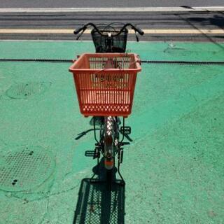かごつき自転車　鍵つきの画像