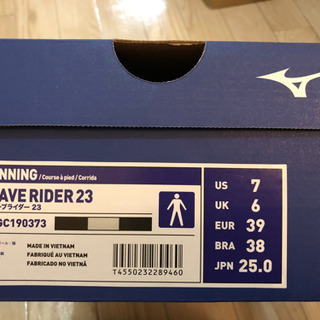 ランニング シューズ　ミズノ　ウェーブライダー23の画像