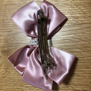 ヘアアクセサリー　ピンク系　3つセットの画像