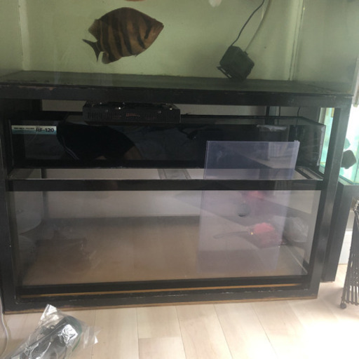 1200水槽、水槽台、上部濾過