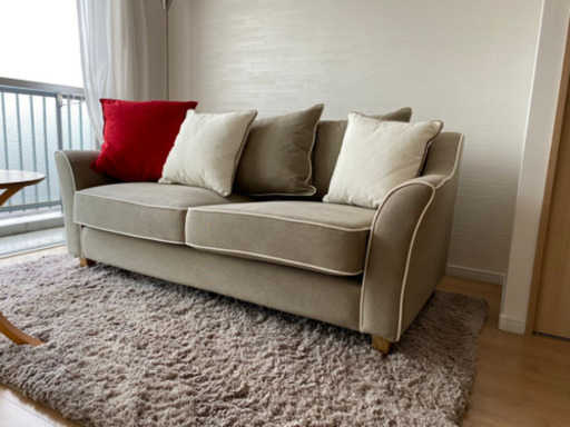 展示品　未使用　2人がけソファ