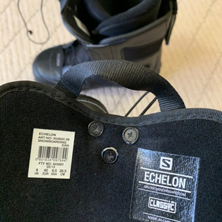 サロモン🏂スノボブーツ(黒)26.5cmの画像