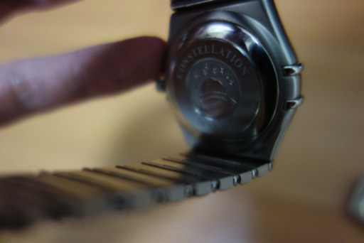オメガ　ダイヤモンド入り腕時計
