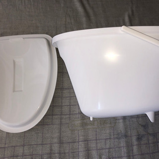 介護ポータブルトイレ消臭剤入りポット（バケツ）新品未使用品　型番...