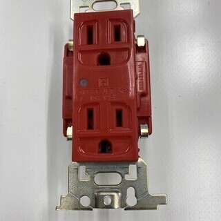 Panasonic パナソニック 医用接地ダブルコンセント 通電表示ランプ付  WN13185Kの画像