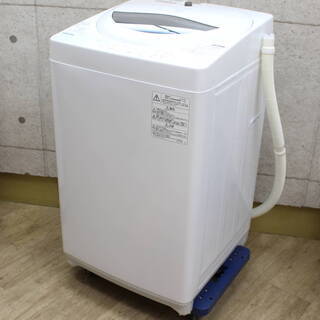 R507)【美品】TOSHIBA 東芝 全自動電気洗濯機 5kg AW-5G6 2019年製 簡易乾燥機能付